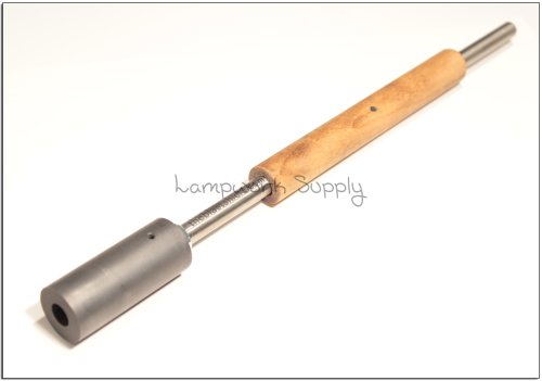 Ground Joint Holding Tool for 10mm Male with Wood Handle
