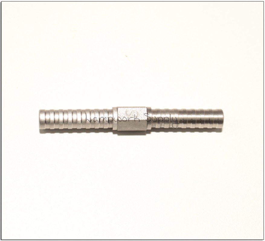 1/4" 180 Degree Stainless Steel Swivel with 1" Swivel Ends