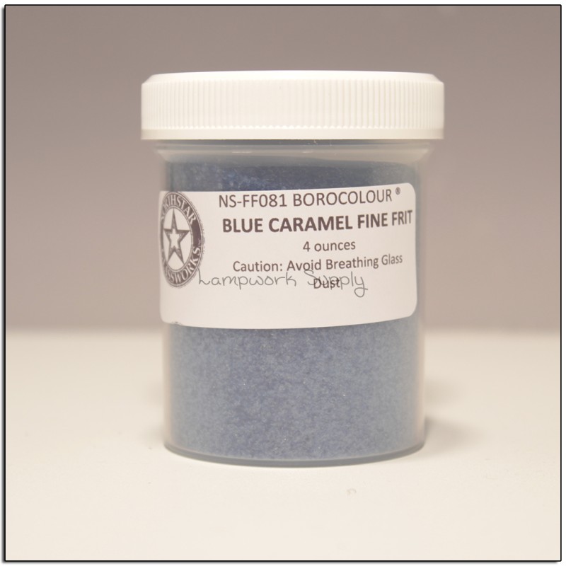 Blue Caramel Fine Frit 4 oz. (70 grade)
