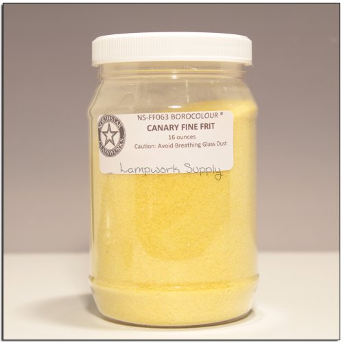Northstar Canary (63) - Fine Frit 1 lb. (70 grade) 16 oz jar