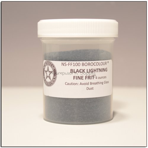 Northstar Black Lightning (100) - Fine Frit 4 oz. (70 grade) jar
