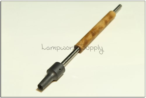 Ground Joint Holding Tool for 14mm Female with Wood Handle