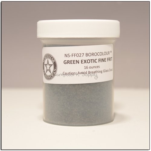 Northstar Green Exotic (27) - Fine Frit 4 oz. (70 grade) 4 oz jar