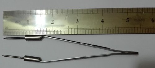 Small Tungsten Tipped Tweezers 5.5 inches long