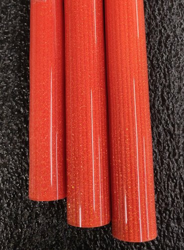 Dream Tubing Orange Sunshine Dichroic - Northstar Poppy Tube Northstar Poppy Orange Sunshine