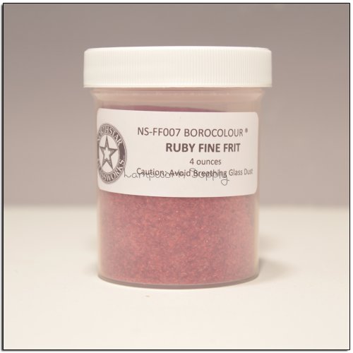 Northstar Ruby (7) - Fine Frit 4 oz. (70 grade) 4 oz jar