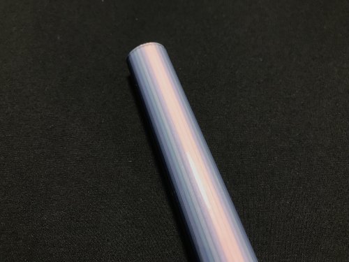 Pink to Purple Fade / Black 50/50 Vac Stack Tubing