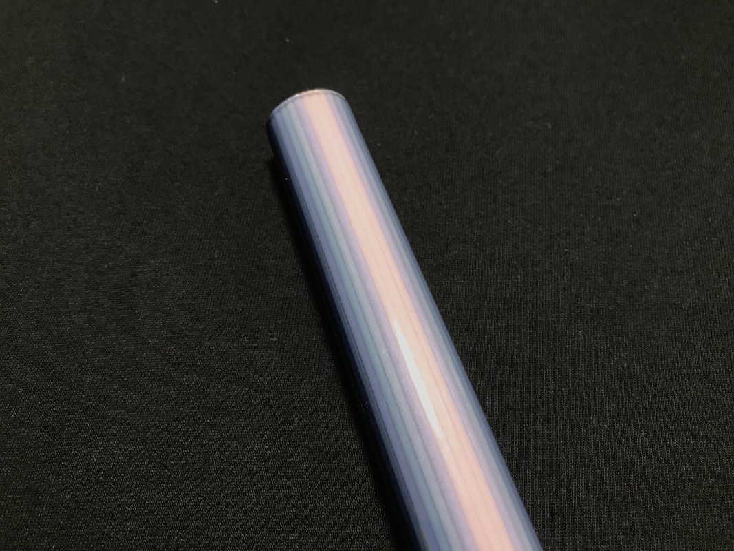 Pink to Purple Fade / Black 50/50 Vac Stack Tubing