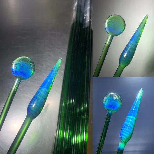 Greasy Glass Green Energy - (light strike) B+ Grade