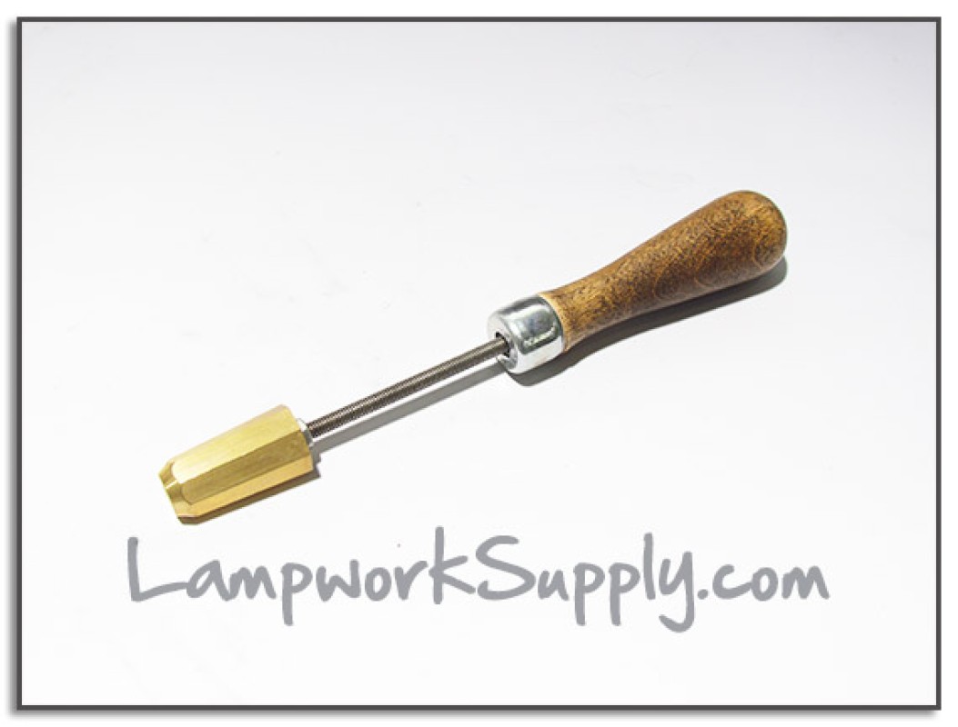 19mm Ground Joint Reamer with Wood Handle