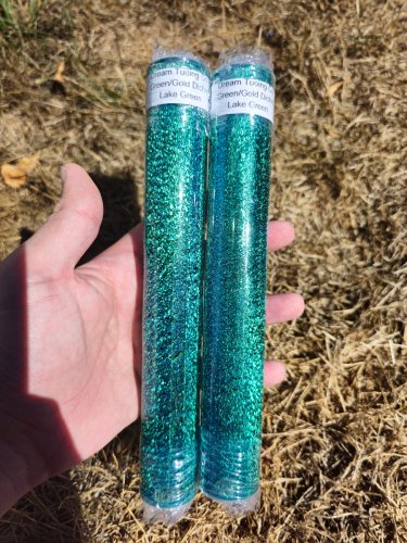 Dream Tubing Green Gold Dichroic - Lake Tube Green Gold Lake Green