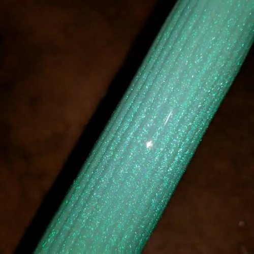 Dream Tubing Emerald Dichroic - Northstar Opaque Aqua Tube Northstar Opaque Aqua