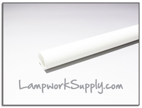 Opaque White 38 x 3.7mm Tubing
