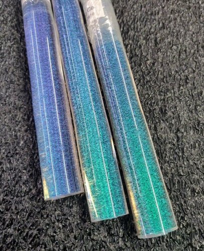 Emerald Dichroic Galaxy Cane