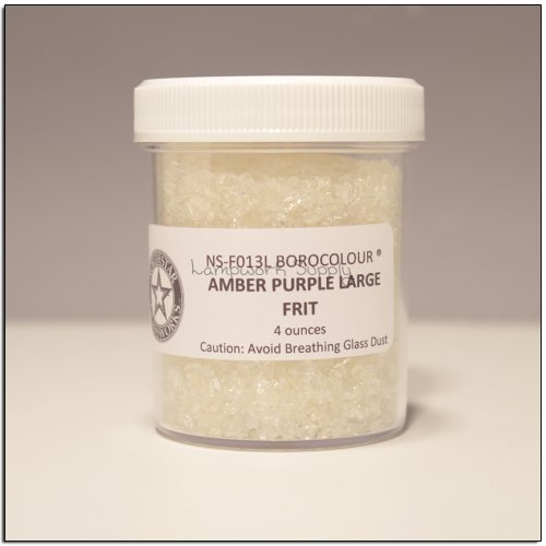 Northstar Amber Purple (13) - Large Frit 4 oz. (25 grade) 4 oz jar