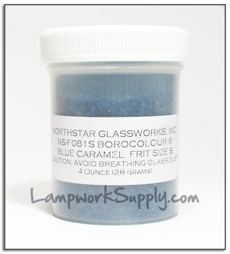 Northstar Blue Caramel (81) - Small Frit 4 oz. (38 grade) 4 oz jar