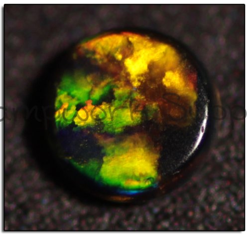 Kyocera 3mm Coin Opal - Black
