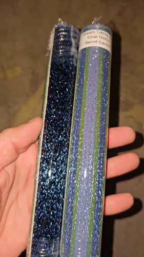Dream Tubing Silver Dichroic - Secret Garden Lined Tube Secret Garden Lined