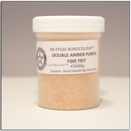 Northstar Double Amber Purple (26) - Fine Frit 4 oz. (70 grade) 4 oz jar