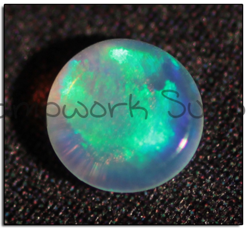 3mm Mint Round Coin Opal