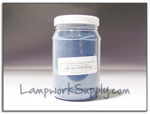 Northstar Turbo Cobalt (33) - Fore Powder 1 lb. (70/100 Grade Mix) Frit Fore Powder 16 oz jar