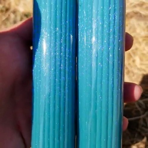 Dream Tubing Blue Dichroic - Northstar Opaque Aqua Tube Northstar Opaque Aqua